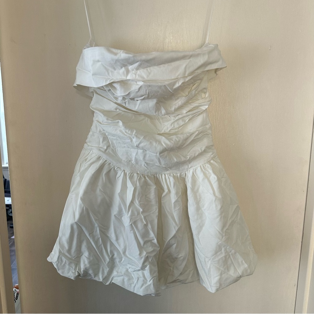 Hello Molly Ivory Strapless Dress